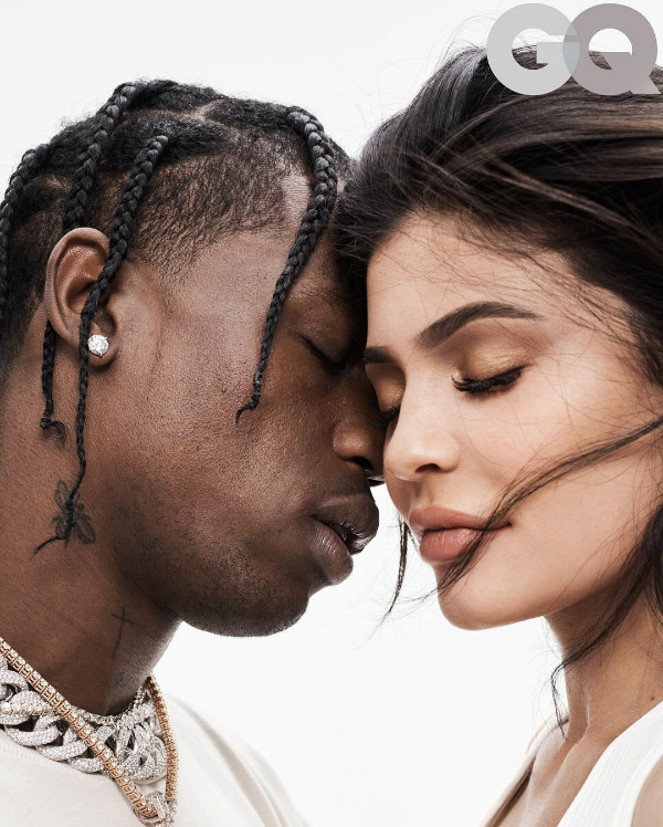 Kylie Jenner Goes Almost Naked Posing With Boyfriend Travis Scott For