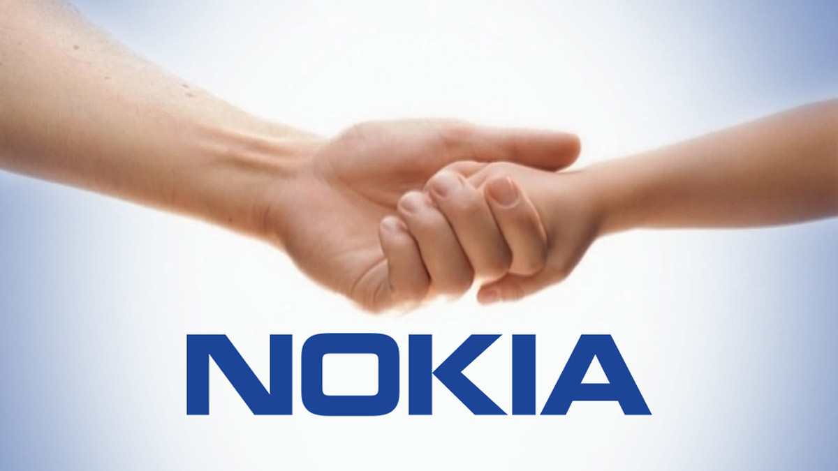 Nokia connecting double ended dildo