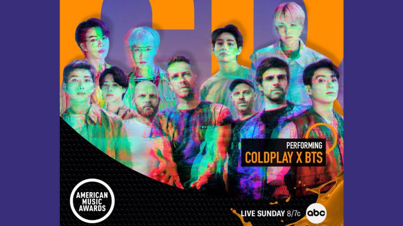 American Music Awards 2021 BTS To Hit The Stage With Coldplay For A