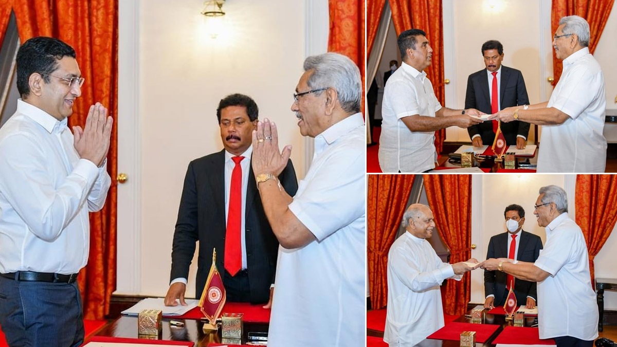 World News Ministers Sworn Into New Sri Lankan Cabinet Latestly