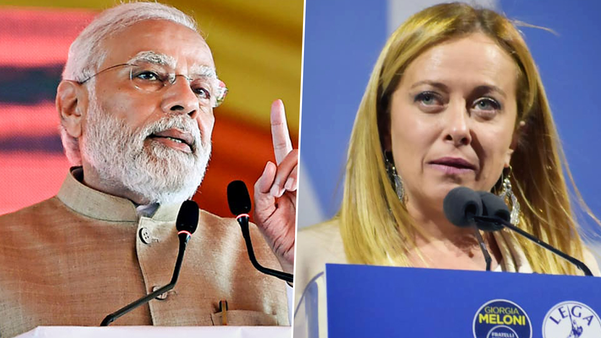 India News Pm Narendra Modi Congratulates Giorgia Meloni For Winning