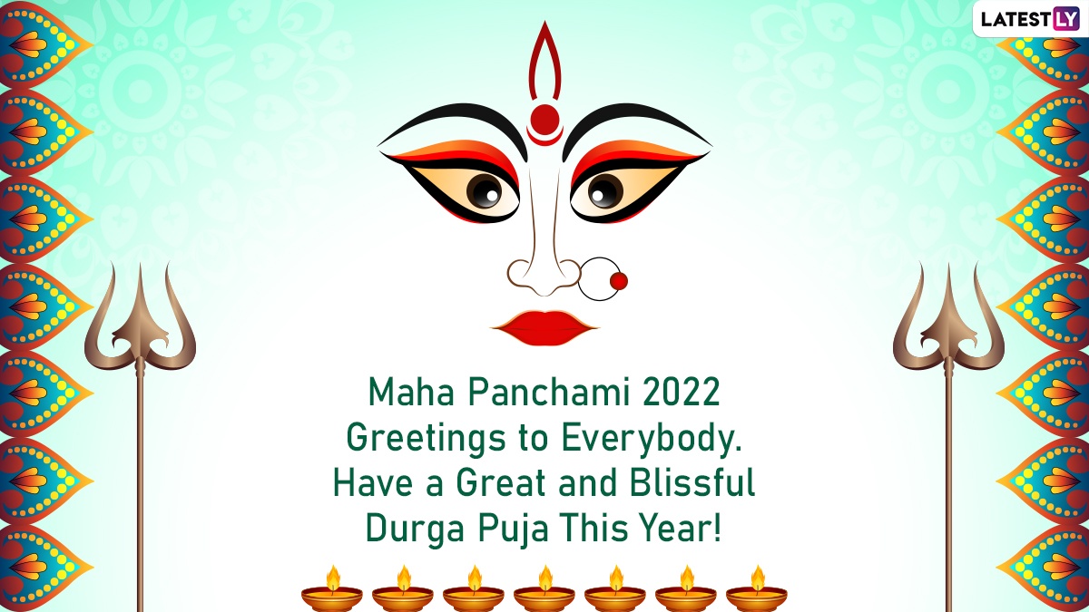 Maha Panchami Wishes Durga Puja Greetings Send Subho Maha