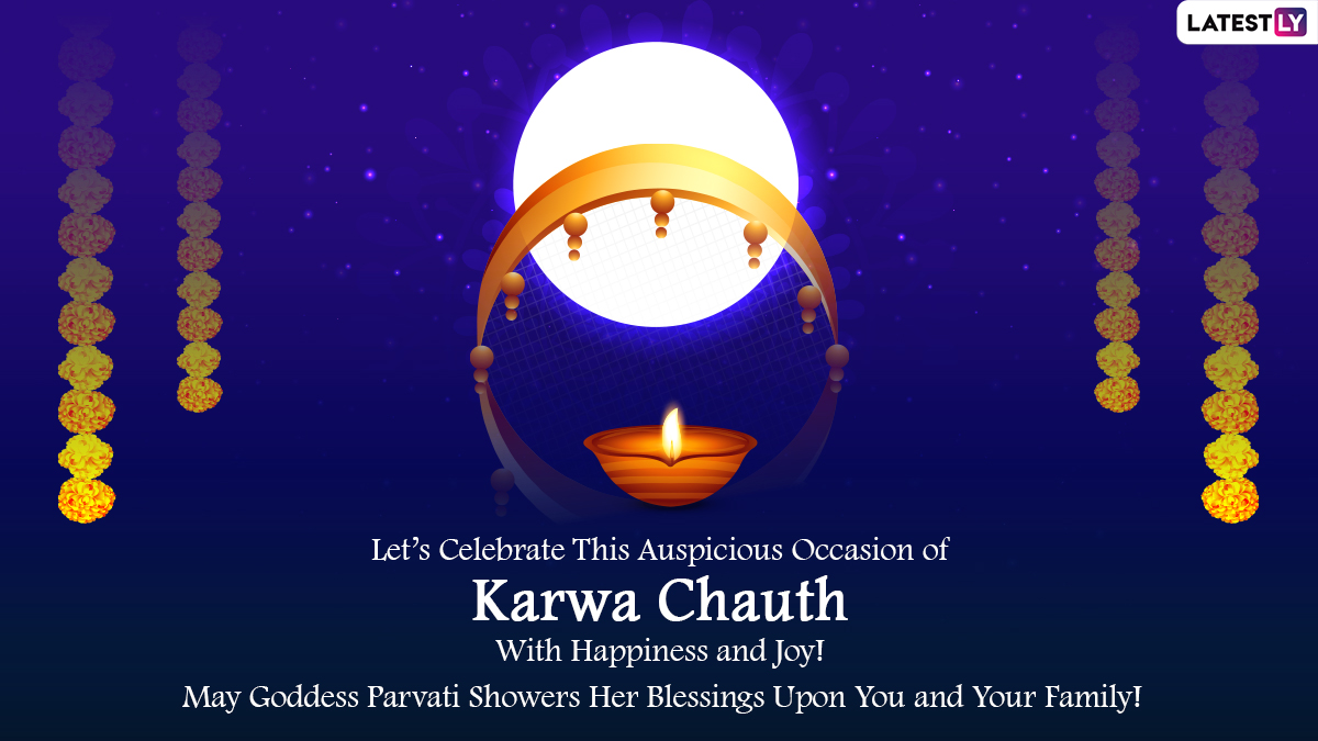 First Karwa Chauth 2022 Wishes Karaka Chaturthi Greetings Celebrate