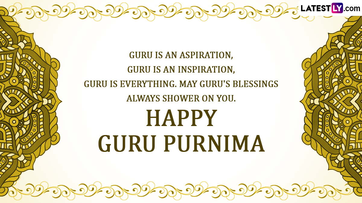 Happy Guru Purnima 2023 Greetings WhatsApp Messages GIFs Quotes