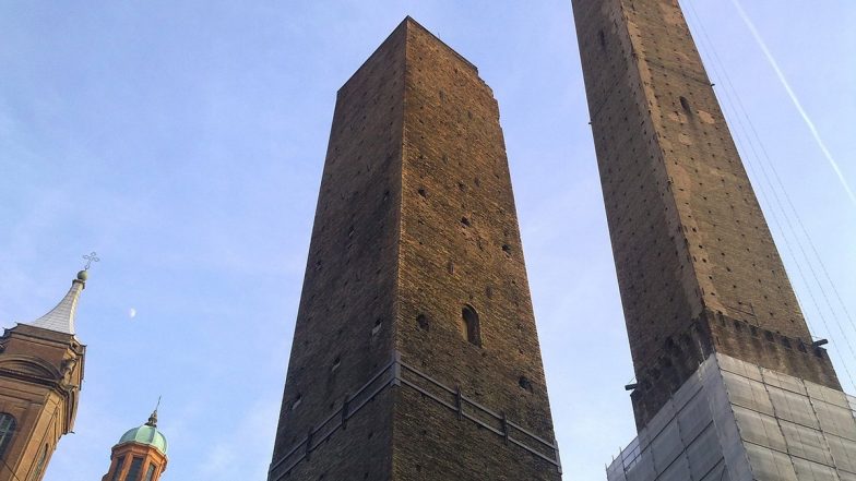 Italy Garisenda Tower In Bologna Leaning Steadily Since Th Century