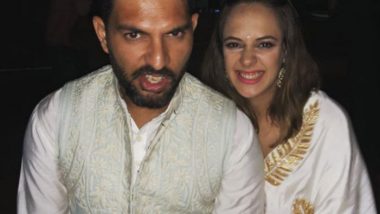 Yuvraj Singh & Hazel Keech Put up Super Adorable Posts for Each Other on Their Second Marriage Anniversary (See Pics)