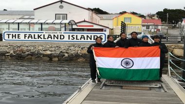 INSV Tarini Enters Port Stanley Falkland Islands: Makes India Proud