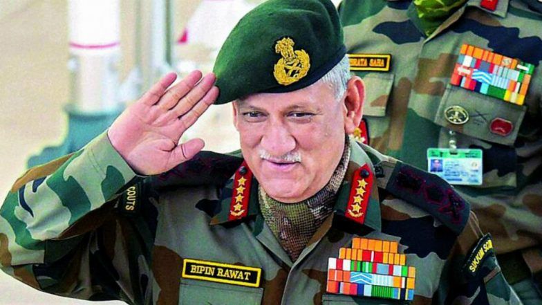 Need to Identify Nations Sponsoring Terrorism: Army Chief Bipin Rawat
