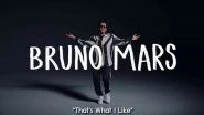 60th Annual Grammy Awards, 2018: Bruno Mars''That's What I Like' Wins Song of the Year at the Grammys