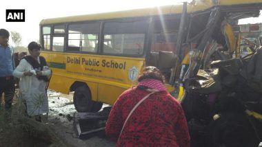 Indore: 5 School Kids, Bus Driver Dead After DPS School Bus Collides With Truck