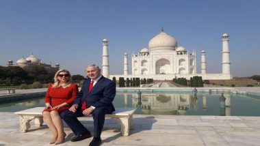 Israeli Prime Minister Benjamin Netanyahu Visits Taj Mahal With Wife Sara