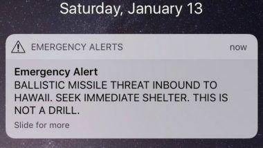 False Ballistic Missile Alert in Hawaii: 'Wrong button' Sparked 38 Minutes of Panic in The US Pacific Island State