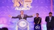 VIVO IPL 2018 Auction Live Updates & Streaming, Day 2: Watch IPL Franchises Pick The Best Players for Their T20 Teams