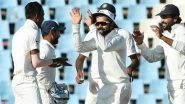 India vs South Africa 2018, 3rd Test, Day 2: SA All-out for 194; Lead India by 7 Runs at Innings Break