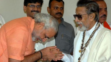 Bal Thackeray 91st Birth Anniversary: PM Narendra Modi Pays Rich Tribute on Twitter