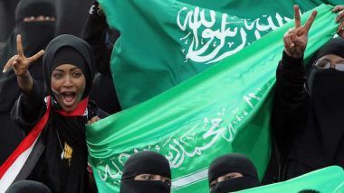 Saudi Arabia: Women Enter Stadium for First Time to Watch Soccer