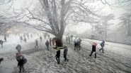 Himachal Pradesh, Uttarakhand Witness First Snowfall of The Season as Cold Wave Grips North India