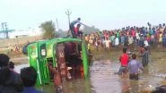 7 Killed as Bus Plunges into Canal in West Bengal's Murshidabad
