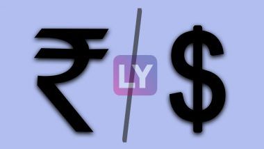 INR to USD Forex Rates Today: Indian Rupee Weakens 9 Paise Against US Dollar in Opening Session