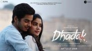 Dhadak Poster: Janhvi Kapoor and Ishaan Khattar's Chemistry is Unmissable in The Shashank Khaitan Film