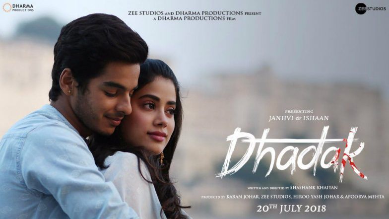 Dhadak Poster: Janhvi Kapoor and Ishaan Khattar's Chemistry is Unmissable in The Shashank Khaitan Film
