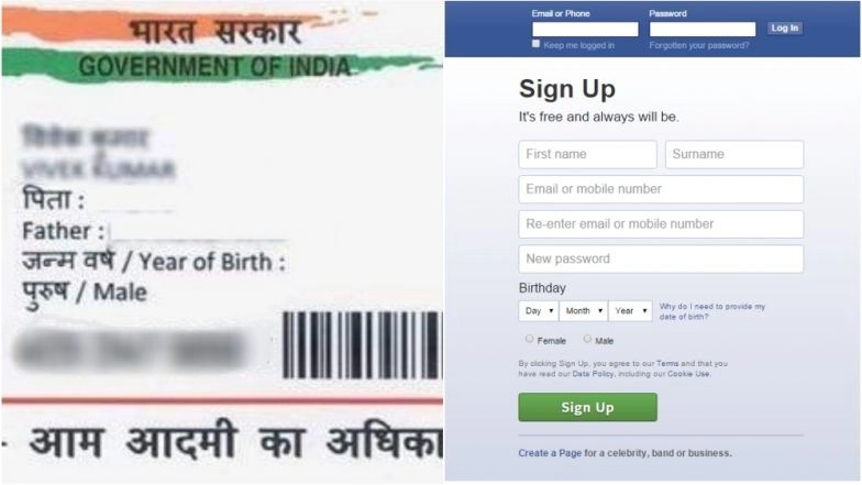 Is Aadhar Compulsory to Open Facebook Account? Social Media Company Clarifies The Rumours