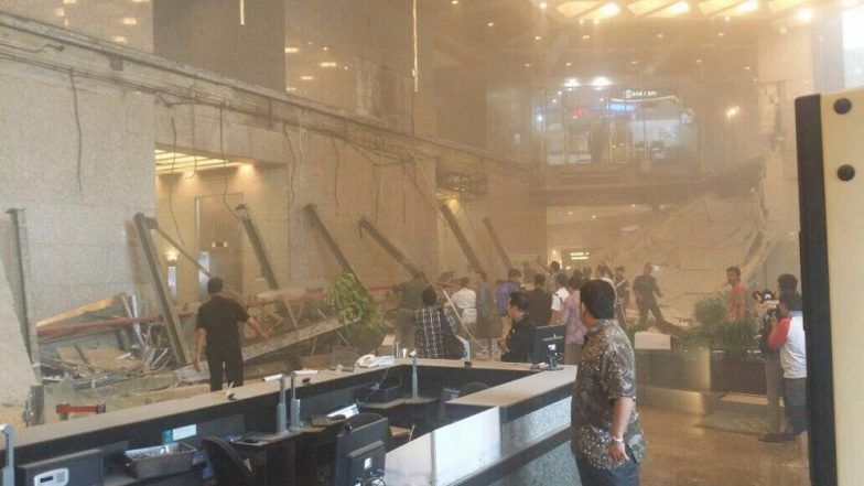 Indonesia’s Stock Exchange Floor Collapses, At Least 75 Injured