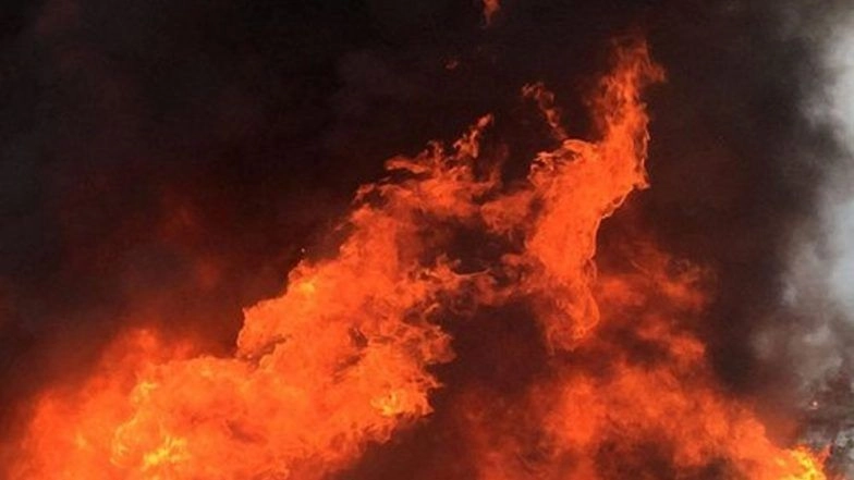 Bhiwandi Massive Fire Breakout: 16 Godowns Gutted in The Industrial Town of Maharashtra