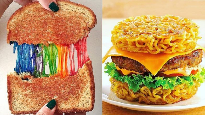 Weirdest Food Trends of 2017: See Pics of Unicorn Spaghetti, Noodle Burger &amp; Other Crazy Food Items