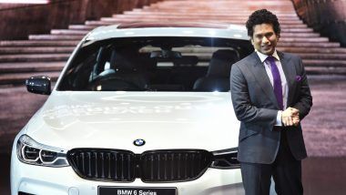 BMW Unveils Electric Car i3s & Hybrid Vehicle i8 Roadster at Auto Expo 2018, Sachin Tendulkar Launches BMW's 6 Series Gran Turismo