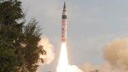 Agni-II Ballistic Missile: India Successfully Test Fires Medium-range nuclear-capable missile from APJ Abdul Kalam island, Odisha