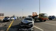 Dubai-Abu Dhabi Road Accident Video: 44 Vehicles Crash in Freak Accident Leaving 22 Injured