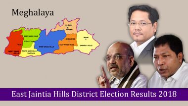 Meghalaya – East Jaintia Hills District Election Results 2018: Who is Winning From Khlierhriat & Sutnga Saipung Assembly Constituencies?