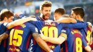 La Liga 2018 Season: Gerard Pique Helps Barcelona Maintain Unbeaten 22 League Games Winning Streak; Atletico Madrid Cut Gap