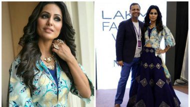 Lakme Fashion Week 2018 Day 3 Pictures: Hina Khan Looks Exquisite as She Takes Over the Ramp as a Showstopper