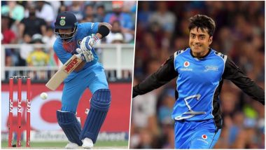 ICC T20 Rankings: Virat Kohli Drops to Sixth in Batsmen List, Rashid Khan Takes Top Bowling Spot