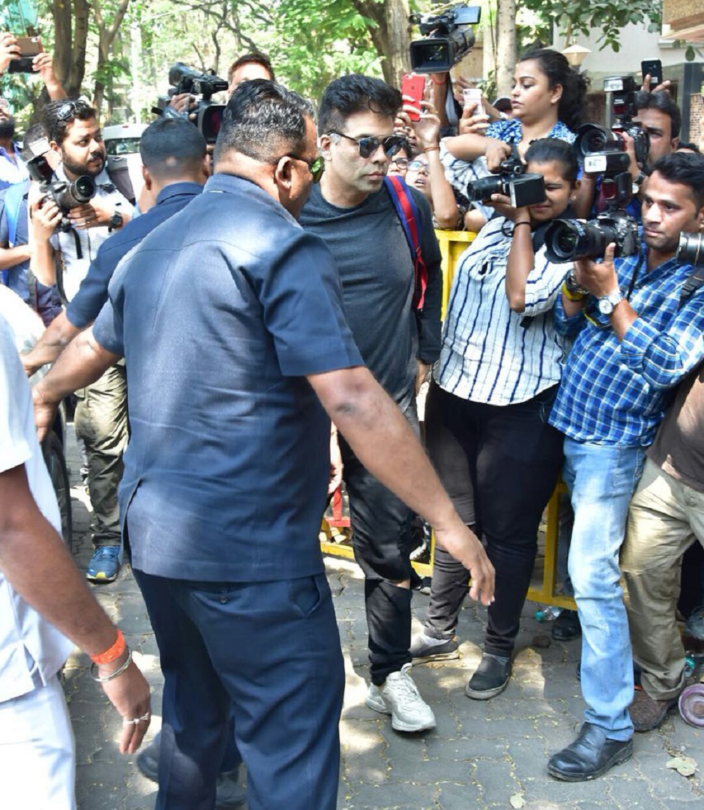 Karan Johar At Anil Kapoor's Residence 