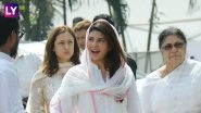 Jacqueline Fernandez Gets Criticized by Twitterati for &lsquo;Smiling&rsquo; During Late Actress Sridevi&rsquo;s Funeral
