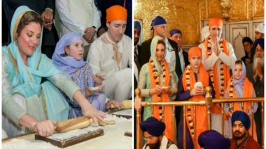 Justin Trudeau, Family Visits 'Langar Hall', Perform 'Sewa' at Golden Temple