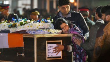 Martyred Captain Kapil Kundu: Defence Minister Nirmala Sitharaman and Army Chief General Bipin Rawat Paid Homage