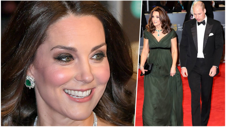Kate Middleton Defies BAFTA Film Awards 2018's 'Time's Up' Dress Code