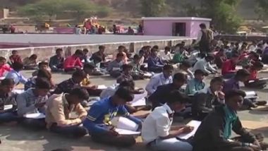 Madhya Pradesh: Students in Tikamgarh Govt School Forced To Write Exams on Rooftop Amid Dance & Music Festival