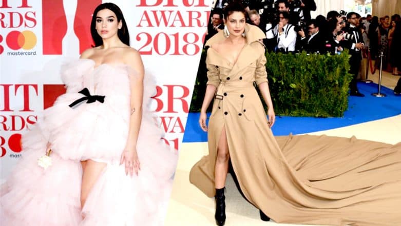 Dua Lipa’s Gown at Brits Awards 2018 was a Total Knockout: Most Extravagant Outfits Worn by Celebrities at Red Carpet Dua Lipa’s Gown at Brits Awards 2018 was a Total Knockout: Most Extravagant Outfits Worn by Celebrities at Red Carpet