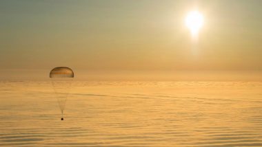 Cosmonaut With Two US Astronauts Return to Earth from International Space Station