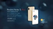Redmi Note 5 Pro Launch: Price in India, How to Buy The New Xiaomi Mobile Phone Online on FlipKart