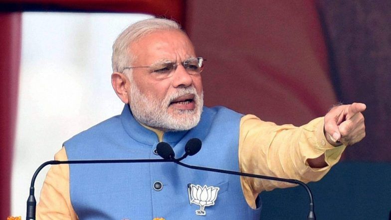 Narendra Modi Gifts PM Lee Hsien Loong a Replica of Buddhagupta Stele