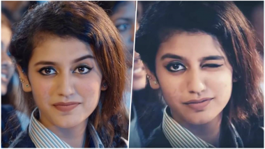 Priya Prakash Varrier is Cutest Seductress in Viral 'Oru Adaar Love' Clip: Twitter Goes Gaga Over Pictures of Gorgeous Malayalam Actress and Internet's New Crush