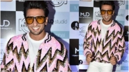 Ranveer Singh Seen Sporting a Pink Sequined Jacket from Manish Arora&rsquo;s Spring 2018 Collection