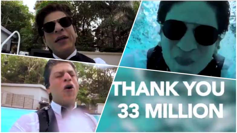 Shah Rukh Khan Celebrates Title of Most Followed Indian Actor on Twitter in Style, Thanks 33 Million Followers With a Funny, Goofy Video
