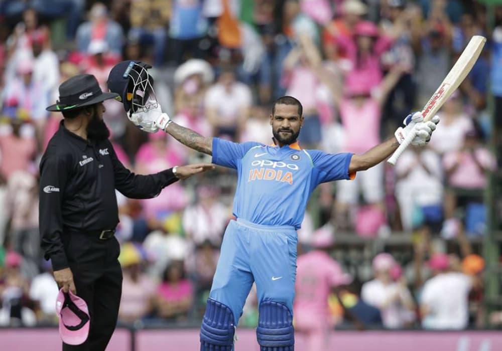 Dhawan played the fabulous knock on his 100th ODI match Dhawan played the fabulous knock on his 100th ODI match